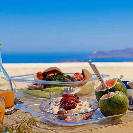 Santo Blue Santorini Caldera View Luxury Μεγαλοχώρι